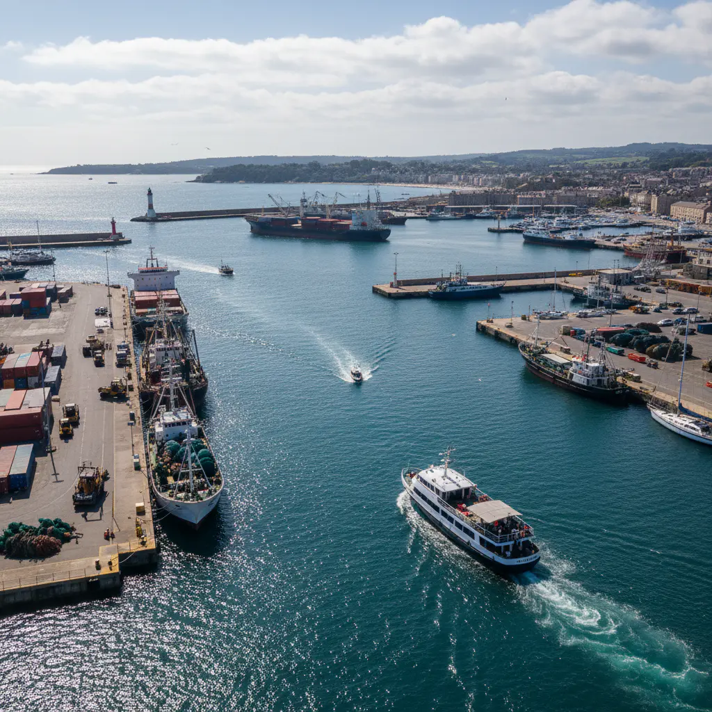 Bruisende maritieme haven