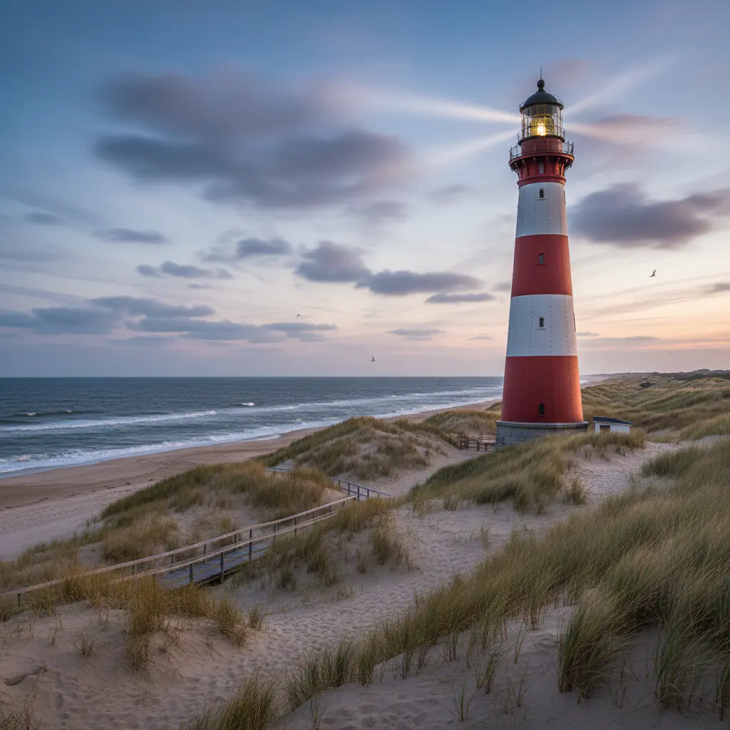 Vuurtoren in de duinen